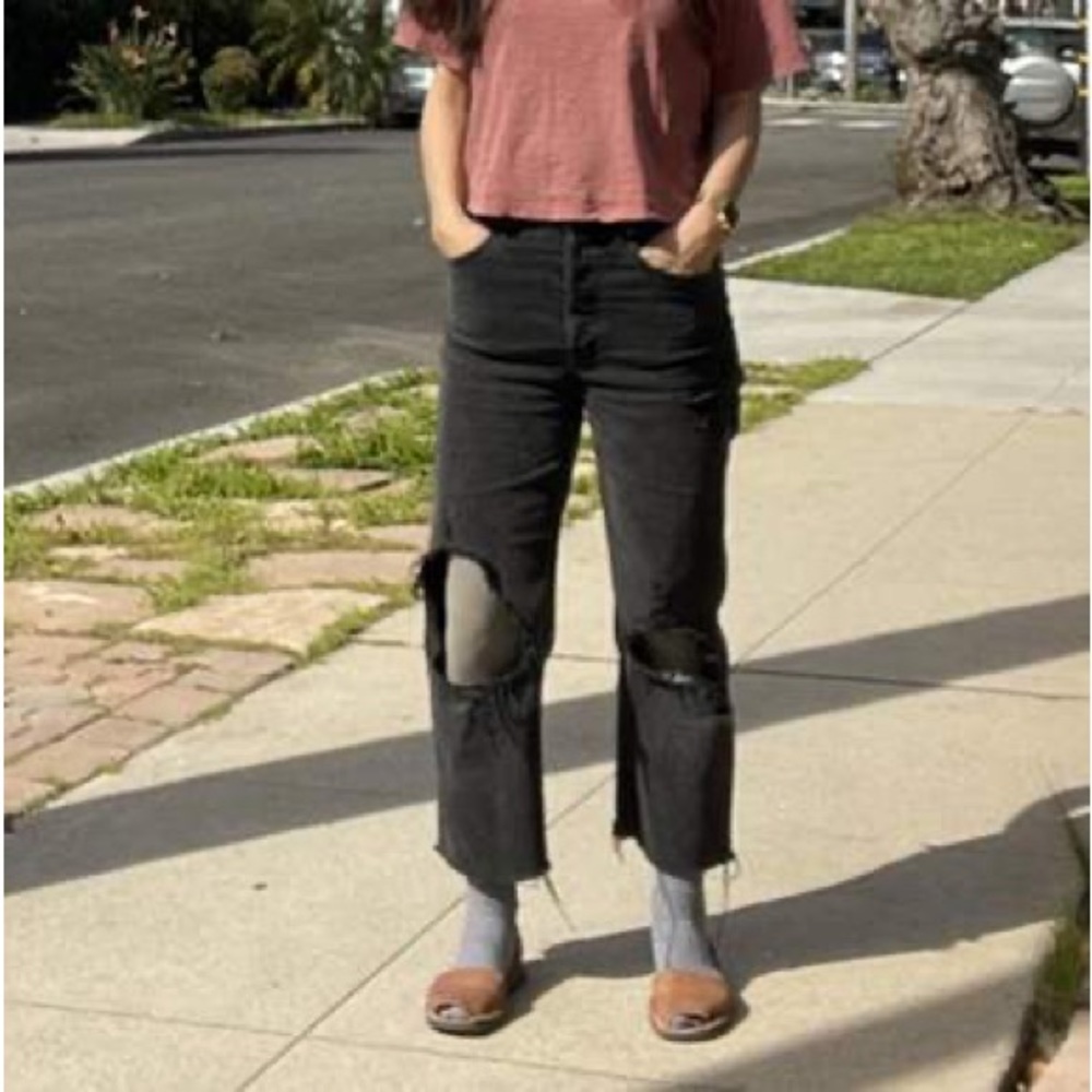 Wild Fable Super High Rise Tapered Jean